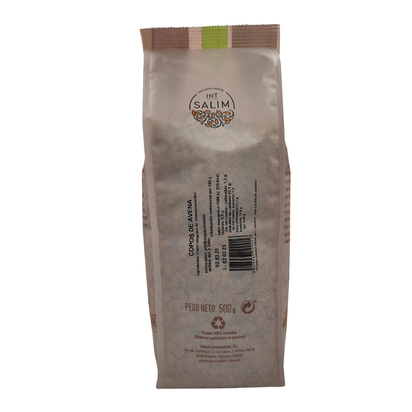 Copos de Avena - 500 g - IntSalim